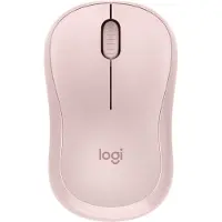Logitech M240 Silent - Mus - höger- och vänsterhänta - optisk - 3 knappar - trådlös - Bluetooth - rosa