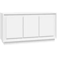 vidaXL Skåp, Vitt, 102X35X55 Cm, Träbaserat Material