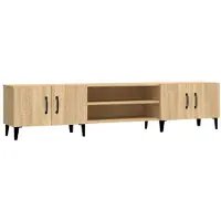 vidaXL TV-skåp Sonoma ek 180x31,5x40 cm konstruerat trä