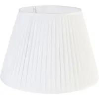 QAZQA Pli-skärm vit 45/30 cm