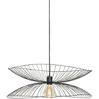 QAZQA Design Hänglampa Svart 66cm - Pua