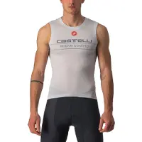 Castelli Active Cooling Sleeveless Base Layer Silver Grey, Size S