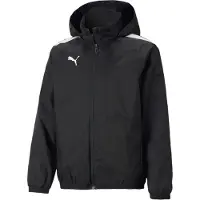 Puma Jacka Teamliga All Weather - Svart/vit Barn, storlek 128 cm