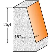 Cmt Fasfräs ; S=1/2''; D=9,5/23''