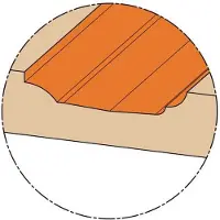Cmt Profilfräs ; S=1/2''; D=25 mm; R=12 mm