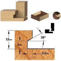 Cmt Frässkärare ; S=6 mm; D=31,7 mm