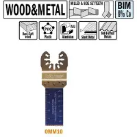 Cmt Instickssågblad OMM10-X1 Wood and Metal; 22 mm; 1 st.