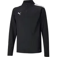Puma Sport sweatshirt 'TeamLiga 14' svart / vit