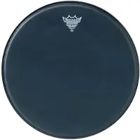 Remo Emperor Black Suede Svart 8" Trumhuvud