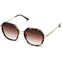 Kapten & Son Solglasögon 'Amsterdam Edge Umber Tortoise Brown' brun / guld