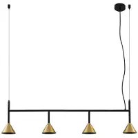 LUCANDE Taklampa , Kartio, dimbara, Svart, Vardagsrum, Metall, Design