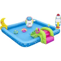 Bestway 53126, Pool med ram, Rektangulär, 2 År, Blå
