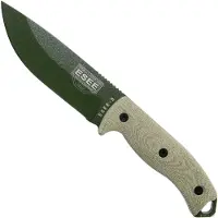 ESEE -5 3D Micarta, olivgrön