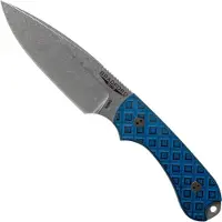 Bradford Knives Bradford Guardian 3FE, Black Blue Guardian 3 N690, Sabre Stonewashed, False Edge 3FE-013-N690