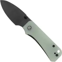 CIVIVI Baby Banter C19068S-8 Natural G10, Black Stonewashed pocket knife, Ben Petersen design