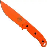 ESEE Model 5 Orange 5POROR G10 survival knife with kydex sheath + belt clip