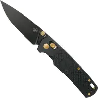 Amare Knives Amare FieldBro Black, Gold, Black FB-BGB pocket knife, Uli Hennicke design