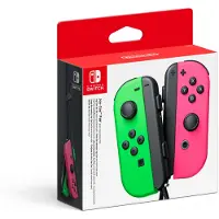 Nintendo Joy-Con (L)/(R) - Spelkontroll - trådlös - neongrön, neonrosa (paket om 2) - för Switch