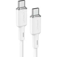 Acefast C2-03-CC USB-C - USB-C PD QC-kabel 60W 3A 480Mb/s 1,2m - vit