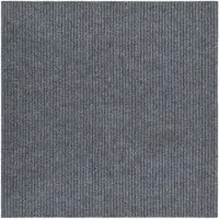 vidaXL Smutsabsorberande matta 100x100 cm grå
