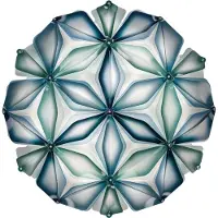 Slamp Taklampor , La Vie M, dimbara, Blå, Vardagsrum, Plast, Design