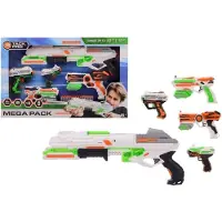 KidsDreamStore Tack Pro Mega Blaster Pack - 1 Stor och 4 Mindre Blasters med 40 Pilar