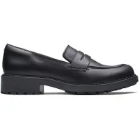 Clarks Orinoco2 Penny Black Läder Skor