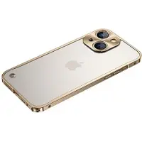 Mtp Products iPhone 13 Metall Bumper med Baksida i Plast - Guld