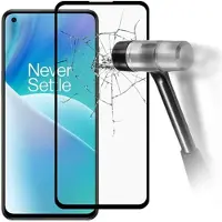 Mtp Products Heltäckande OnePlus Nord 2T Härdat Glas Skärmskydd - 9H - Svart