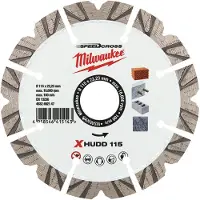 Milwaukee Diamantkapskiva Speedcross X-HUDD; 22,23 mm; 115 mm