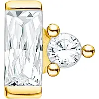 Thomas Sabo örhänge stud white stone gold H2186-414-14