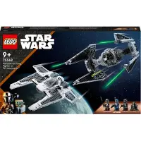 LEGO Star Wars 75348 Mandalorian Fang Fighter vs. TIE Interceptor Starship Toy