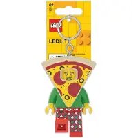 LEGO Nyckelring m. Ficklampa - Pizza Guy - - One Size - Ficklampor