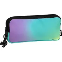 Milan 3 Zip Pencil Case Sunset Grönt,Lila Man