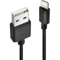 Lindy USB-kabel USB 2.0 Apple Lightning kontakt , USB-A kontakt 1.00 m Svart 31320