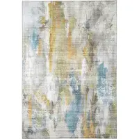 FRAAI Modern matta | Strong Paint flerfärgad hos Volero | 80x150 cm | Polyester | Abstrakt | Rektangulär | Plattvävd