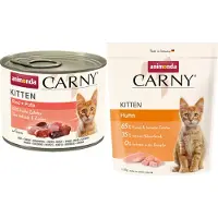 Animonda Carny Carny Kitten Beef&amp;Turkey 200 g nötkött och kalkon för kattungar