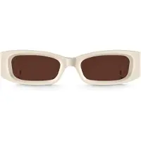 Thomas Sabo Kim slim rectangular beige solglasögon E0021-060-100-A