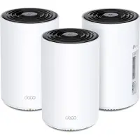 TP-LINK Deco PX50(3-pack), Vit, Intern, Mesh-system, 600 m², Dual-band (2,4 GHz / 5 GHz), Wi-Fi 6 (802.11ax)