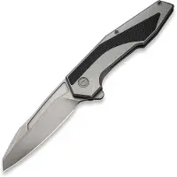 CIVIVI Hypersonic C22011-2 Gray Stainless, Black G10 pocket knife, Gustavo T. Cecchini design