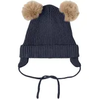 Name it Mössa - NbnMara - Stickad - Dark Sapphire - - 40-44 cm - Mössa