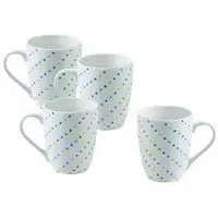 Jamon Muggar - Benetton - Addige - Porslin Bone China - 360 ml - 4 stycken