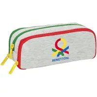 Safta Triple Pencil Case Grå Man