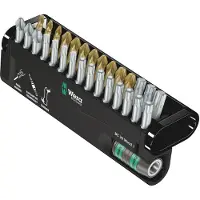 Wera Bit-Check 30 Wood 1 05057433001 Bit-Set 30 delar Stjärnspår Pozidriv, Stjärnspår Phillips, Inre T-profil