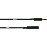 Cordial CFS 5 WY, 3,5 mm, hane, 3,5 mm, hona, 5 m, svart