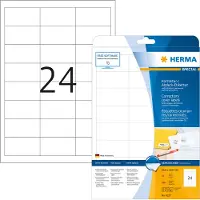 Herma 4227 Korrigeringsetiketter 64.6 x 33.8 mm Papper, matt Vit 600 st Permanent Laser, Kopiator, Laser, färg, Färgkopiator