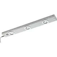 Eglo Bänklampa Kob LED med brytare, nickel matt, Aluminium / grå / zink, Kök, Metall, Modern, Underskåpsbelysning