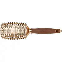 Olivia Garden Nano Thermic Flex Collection 100% Boar Hairbrush NT-FLEXBR (W)