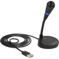 DeLOCK Svanhals USB-mikrofon 65868 Sändare signal:Sladd