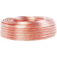 Ginza.se LogiLink: Högtalarkabel 2x0,75 mm² 25m Transparent